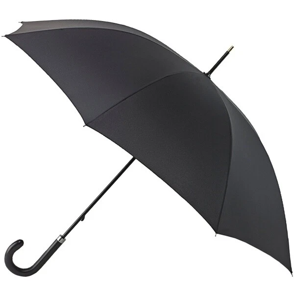 Fulton Governor Gents Walking Length Umbrella in Black