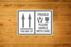 This Way Up Fragile Postal Sticker Packs (10-100) - Mail Parcel Postage Safety