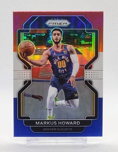 2021-22 Panini Prizm Markus Howard Red White Blue Prizm #218 RWB - Picture 1 of 3