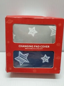 Baby Changing Table Pad Covers Ultra Soft Changing Pad Cover Breathable 2 Pack - Picture 1 of 13