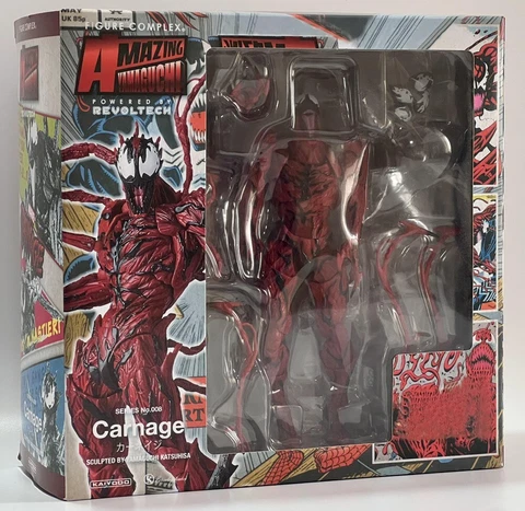 7" The Amazing Spider-Man Yamaguchi Revoltech Carnage Action Figure Model Toys Cover