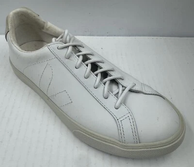 Veja Esplar Women's Sneakers Sz 8 White Leather Casual Lace Up Athletic Shoes - Image 1 of 4