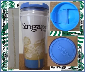 Bicchiere in plastica Starbucks City 2004/2008 serie da collezione - Singapore 12 oz - Foto 1 di 13