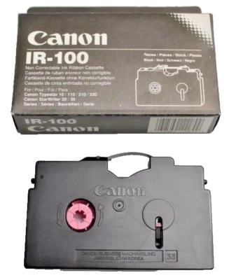 Original Ribbon Canon IR-100 StarWriter 20 25 30 Typestar 10 20 110 210 220 II - Image 1 of 2