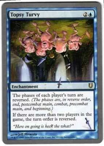 Topsy Turvy NM Unhinged MTG Magic the Gathering Blue English Card - Picture 1 of 1