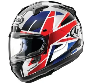 Casco ARAI Signet-X bandera del Reino Unido rojo/blanco/azul PUNTO ECE - Imagen 1 de 1