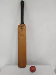 Ingenio ET Labore Vintage Whytsdale All Cane Cricketschläger mit altem Ball - Bild 1 von 16