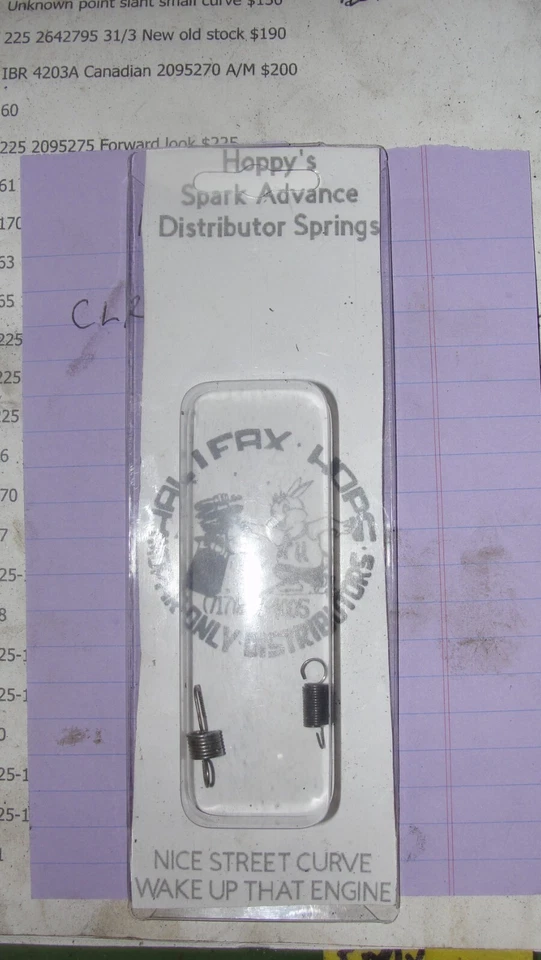 Muelles avanzados distribuidor Dodge Plymouth MOPAR, recién fabricados Foto 1 de 3