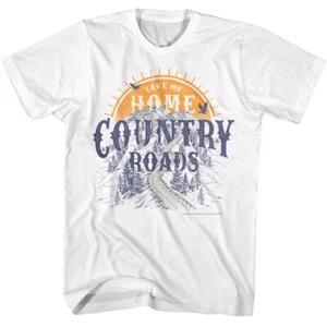 John Denver Take Me Home Country Roads Scene Men's T Shirt Folk Music Merch - Picture 1 of 5