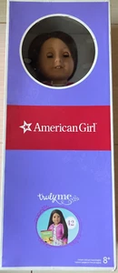 American Girl Truly Me 42 Brown Eyes, Textured Dark-Brown Hair, Medium Skin NEW - Picture 1 of 14