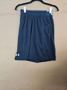 Pantalones Cortos Atléticos Under Armour Hombres Negros Bolsillos Logo Talla - Imagen 1 de 7