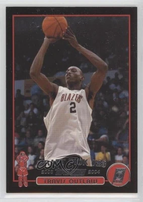 2003-04 Topps Draft Pick Black /500 Travis Outlaw #243 Rookie RC - Image 1 of 2