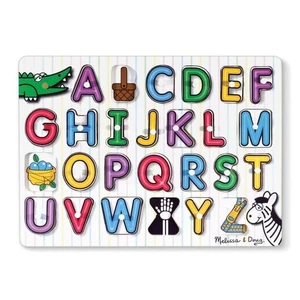 MD3272 SEE-INSIDE ALPHABET PEG PUZZLE - Picture 1 of 3