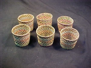 6 Miniature Small African Hand Woven IRINGA Region Tanzania - Picture 1 of 5