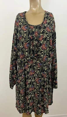 Conjunto de vestido y chaqueta FLAX by Jeanne Engelhart para mujer S/M sin mangas con estampado floral Foto 1 de 4