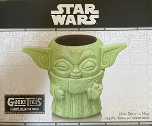 GEEKI TIKIS Mandalorian The Child 160Z. BABY YODA Ceramic Mug! NEW IN BOX MINT! - Picture 1 of 8