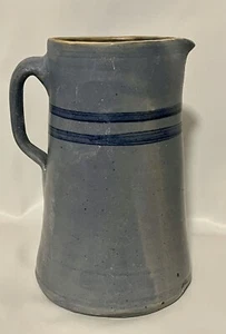Jerry Brown Blue Glaze Pitcher - Picture 1 of 8