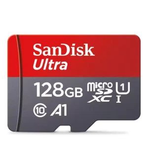 SANDISK EXTREME PRO 128GB Microsd Class 10 V30 A2 UHS-I U3 Memory Card - Zdjęcie 1 z 5
