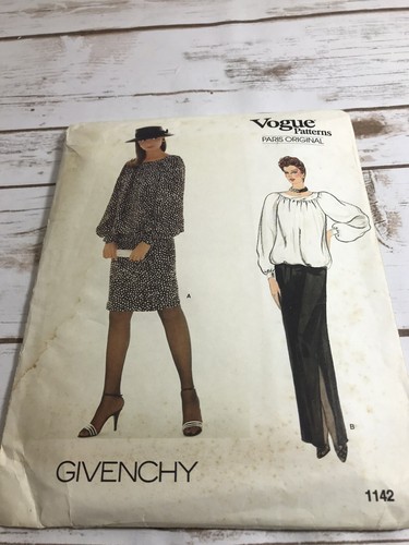 Modello cucito Vogue 1142 GIACCA TOP GONNA GIVENCHY design Paris taglie 6 8 10