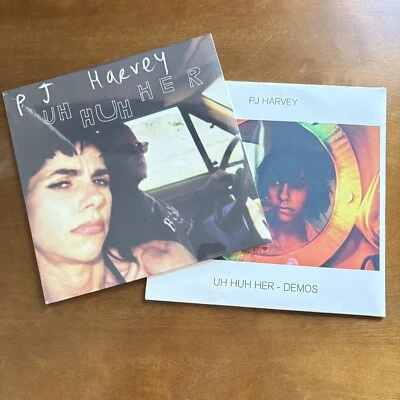 PJ HARVEY Uh Huh Her & Uh Huh Her Demos vinyl LPs NEW SEALED MINT - Image 1 of 4