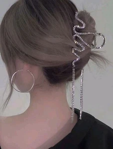 Hochwertige Haarklammer Mit Strasssteinen, Haarclips, Haarschmuck B1 - Bild 1 von 5