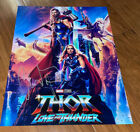 Christian Bale and Chris Hemsworth signed 11x14 Photo Thor Love And Thunder