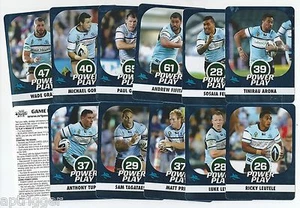 2015 NRL Power Play Silver Parallel SHARKS Team Set - Picture 1 of 1