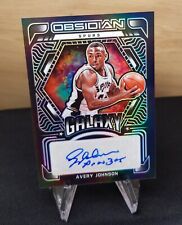 Panini 2021-22 Obsidian - Avery Johnson - Galaxy Autographs - Spurs /149