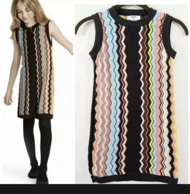 Missoni For Target Girls' Chevron Sweater Dress XL New Zig Zag  Womens Xs - Image 1 of 3