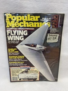 1987 Jan Popular Mechanics Magazine, Vtg - Car Tobacco Tech Alcohol Ads - Reader - Picture 1 of 4