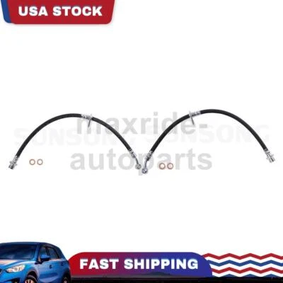 Par de mangueras de línea de freno trasero Sunsong para Acura RSX 2002 2003 2004 2005 2006 Foto 1 de 4