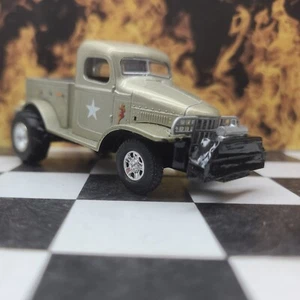 CUSTOM BUILT 1:64 Greenlight 2wd DODGE HOTROD PULLING TRUCK Pull Puller Ertlfarm - Picture 1 of 12