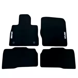 Car Floor Mats For Ford Explorer Velour Waterproof Black Carpet Rugs Auto Liners - Foto 1 di 13