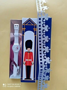 Swatch Elizabeth Queen How Majestic Ref. GZ711 mit Corona Silber x 70 Yeats ol - Bild 1 von 4