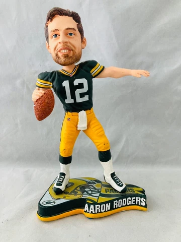 Aaron Rodgers Green Bay Packers Legends of the Field Bobblehead 2013 Forever Cover