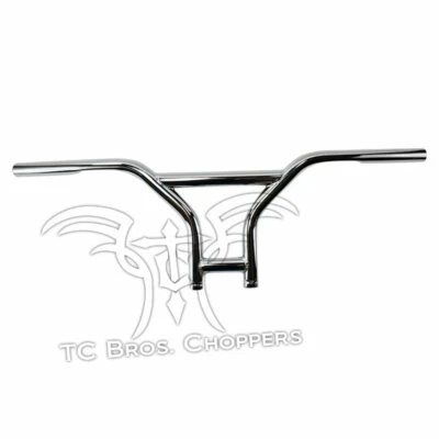 Manillar BMX Cromo TC Bros. 1" Harley Sportster Dyna Chopper Bobber Bars Ape Foto 1 de 4