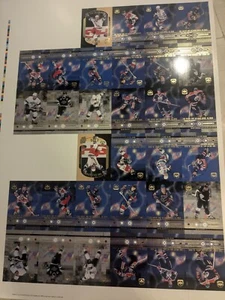 1999 WAYNE GRETZKY UPPER DECK UNCUT SHEET EDMONTON OILERS THE GREAT ONE RETIRES - Picture 1 of 6
