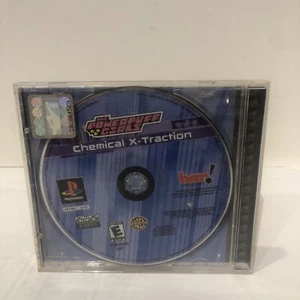 The Powerpuff Girls Chemical X-Traction (PlayStation 1, 2001) PS1 No Manual - Picture 1 of 2