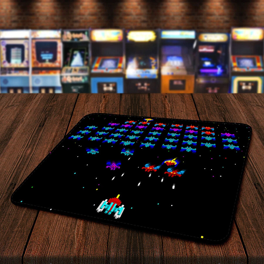 Galaxian (c) Arcade 3D Retro Computer Game Mousepad Mouse Mat Vintage 8-bit Geek