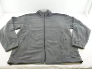 NEW Men's Harriton Full Zip Polar Jacket- 3XL Charcoal (66327047) - Picture 1 of 6