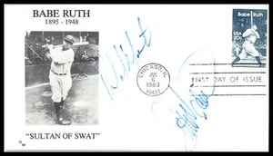 1983 Babe Ruth Sc 2046 FDC GM cachet SIGNED Scott Medvin, Raphael Muntalvo (W49 - Picture 1 of 1