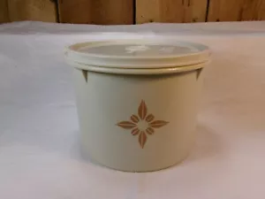 Vintage Tupperware Mandel Starburst Kanister Lebensmittel Aufbewahrungsbehälter 264 mit Deckel - Bild 1 von 5