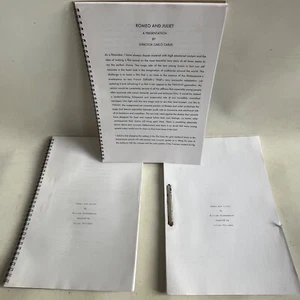 Romeo & Juliet (2013) Original Film Script - Julian Fellowes & Presentation - Bild 1 von 10
