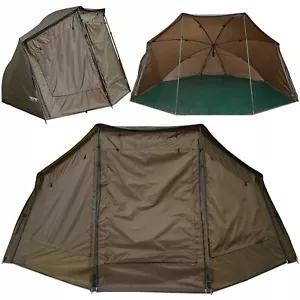Fishing Brolly Shelter 60" NGT XPR System Waterproof Stormpoles Pegs Groundsheet - Picture 1 of 14