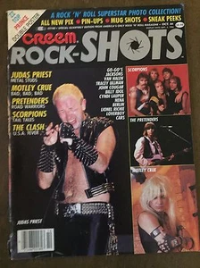 Creem Rock Shots Oct 1984 Color Photos Posters MINT PRINCE Motley Crue ZZ Top - Picture 1 of 3