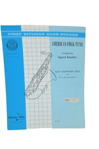 ALTO SAXOPHONE Solo Piece with Piano Sheet Music Belwin SAX - Picture 1 of 1