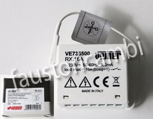 VEMER ATTUATORE REMOTO PER CENTRALINA PC RF8 RADIOFREQUENZA VE736500 RX. 16A - Picture 1 of 1