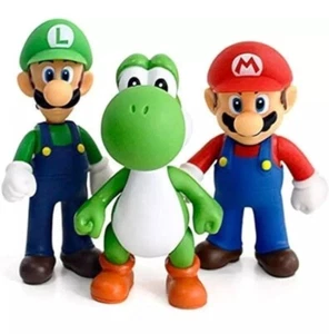 3 Stück Spielzeug 5 Zoll groß Mario Toys Actionfiguren, Mario Brothers Figuren Sammlung - Bild 1 von 2