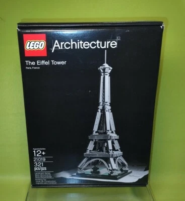 NEW SEALED LEGO 21019 ARCHITECTURE THE EIFFEL TOWER PARIS FRANCE 12IN RETIRED - Image 1 of 4