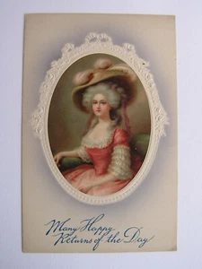 Many Happy Returns of the Day Greeting Vintage Unused Postcard - Picture 1 of 2